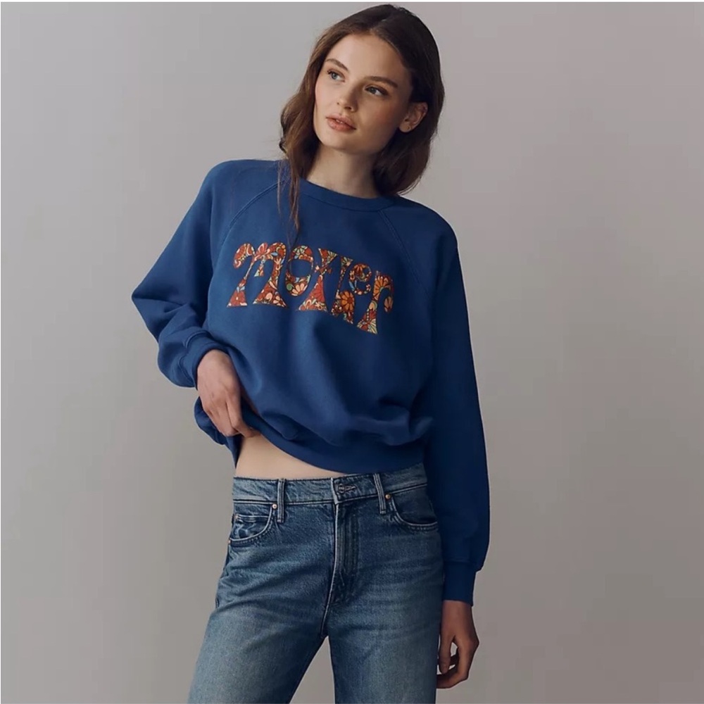 MOTHER The Concert Pullover in Petal Power